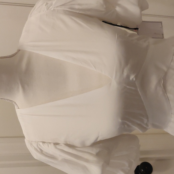 New! 1. State Tiered short Bubble Sleev Dress sz XS - Picture 6 of 16